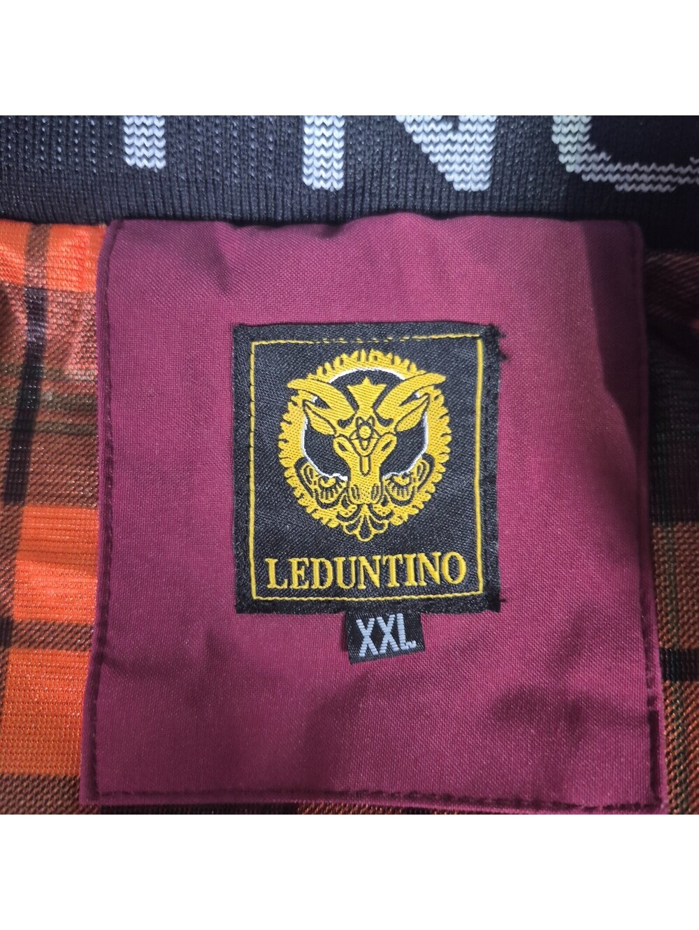 LEDUNTINO Anorak Jacket XL Zip Pocket Maroon Warm Versatile Lined - Picture 3 of 15